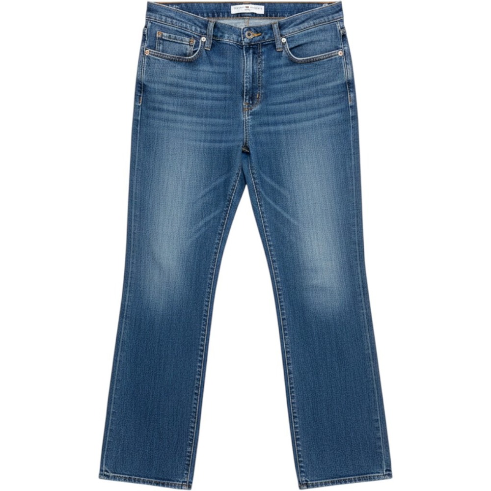 Women Jeans Tommy Hilfiger 18 Medium Wash Straight Leg Denim Blue 100% Cotton